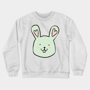 Green Bunny Matcha Crewneck Sweatshirt